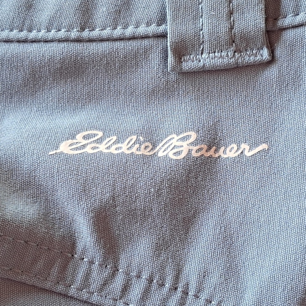 Eddie Bauer WR Tech Capri Pants Womens 6 Blue Gray Hiking Outdoor C1361054 - Picture 8 of 8